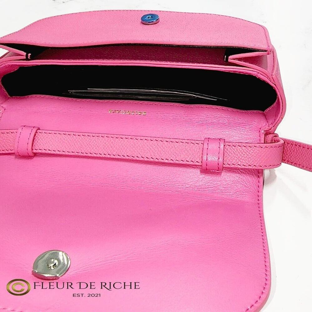 Balenciaga Logo Print Ville Day XS Shoulder Bag Bubblegum Pink 550639 - Picture 6 of 9